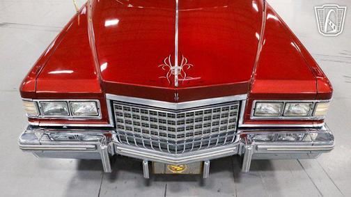 RED 1976 Cadillac DeVille Base