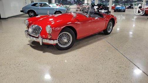 Red 1960 MG MGA