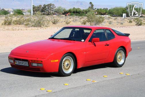 Red 1985 Porsche 944