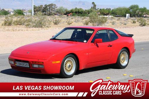 Red 1985 Porsche 944