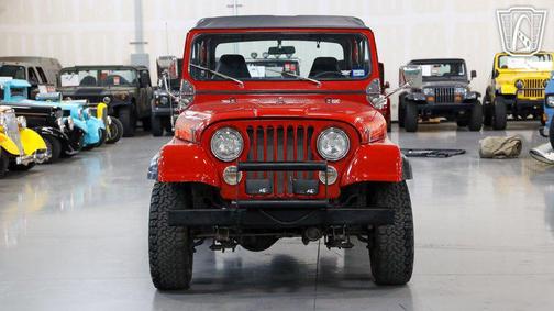 Red 1983 Jeep CJ-7