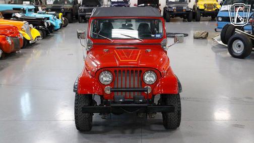 Red 1983 Jeep CJ-7