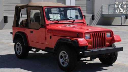 Bright Mango 1995 Jeep Wrangler Rio Grande