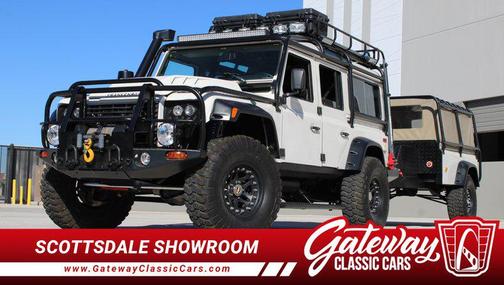 WHITE 1993 Land Rover Defender 110