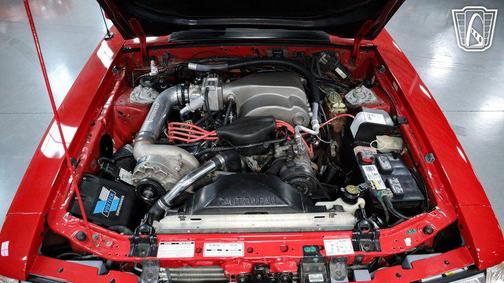 Red 1993 Ford Mustang LX 5.0L