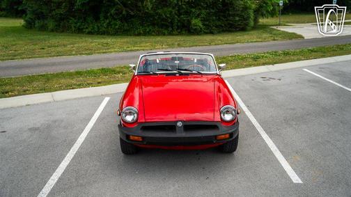 Red 1980 MG MGB