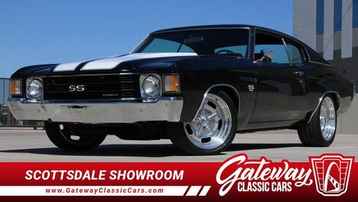 Black 1972 Chevrolet Chevelle SS