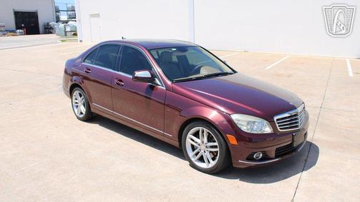 Burgundy 2008 Mercedes-Benz C-Class 4 Matic