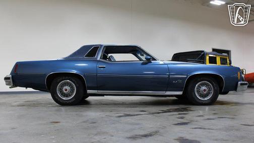 Blue and Silver 1977 Pontiac Grand Prix Base