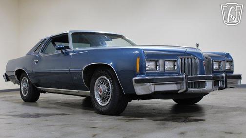 Blue and Silver 1977 Pontiac Grand Prix Base