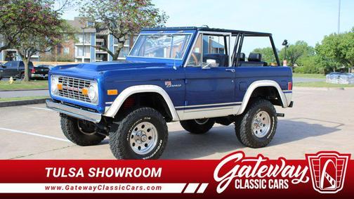 BLUE 1977 Ford Bronco