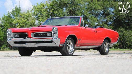 RED 1966 Pontiac GTO