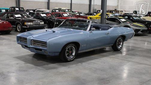 BLUE 1969 Pontiac GTO