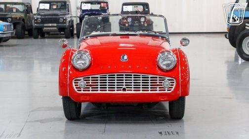 RED 1960 Triumph TR3A