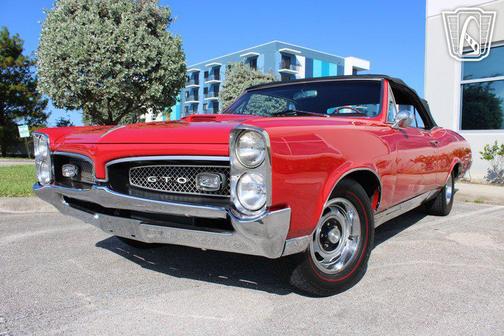 Red 1967 Pontiac GTO