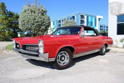 Red 1967 Pontiac GTO