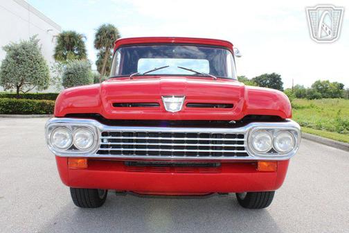 Red 1960 Ford F100 Base