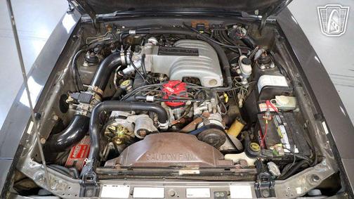 Grey 1990 Ford Mustang GT