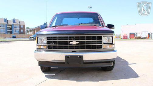 Burgundy 1990 Chevrolet Pickup Truck Base