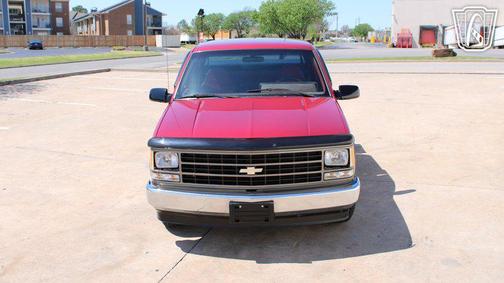 Burgundy 1990 Chevrolet Pickup Truck Base