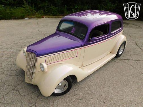 Purple/Cream 1935 Ford Tudor
