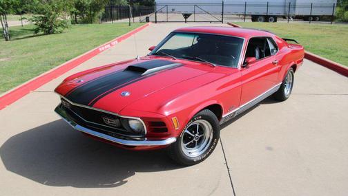 Red 1970 Ford Mustang Mach 1