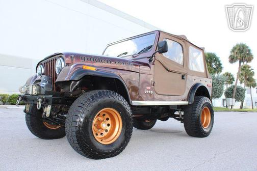 Brown 1977 Jeep CJ-7 Base