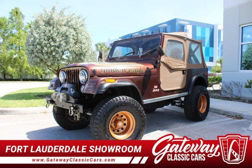 Brown 1977 Jeep CJ-7 Base
