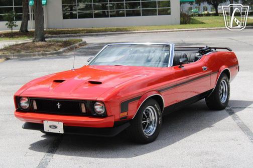 RED 1973 Ford Mustang Base