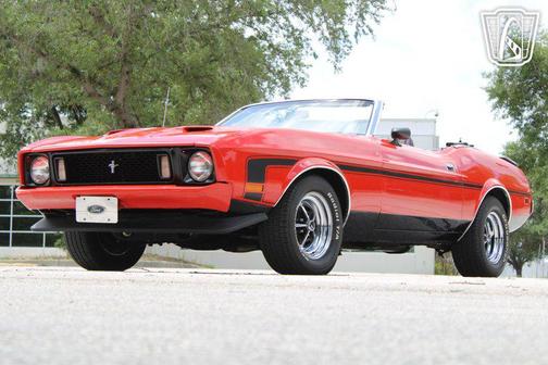 RED 1973 Ford Mustang Base