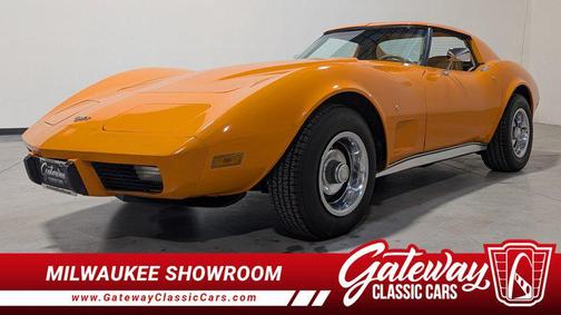 Orange 1977 Chevrolet Corvette