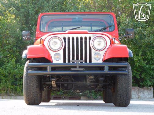 Red 1976 Jeep CJ-5 Base