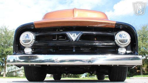 Black and Bronze 1954 Ford F100 Base