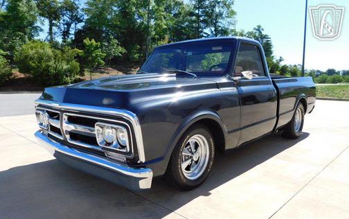 BLACK 1971 GMC 1500