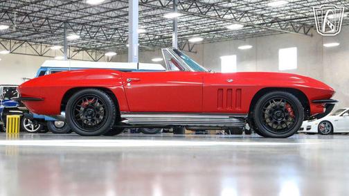 Red and Black 1965 Chevrolet Corvette Base