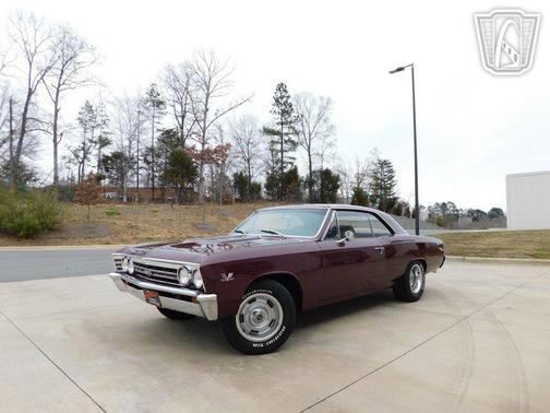 Maroon 1967 Chevrolet Chevelle SS