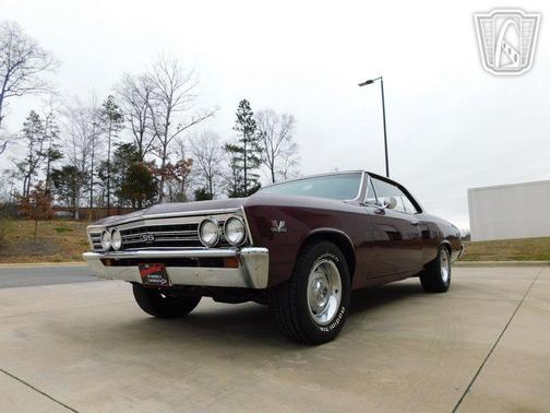 Maroon 1967 Chevrolet Chevelle SS