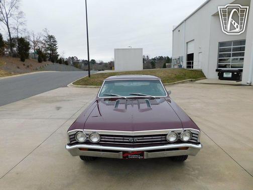 Maroon 1967 Chevrolet Chevelle SS