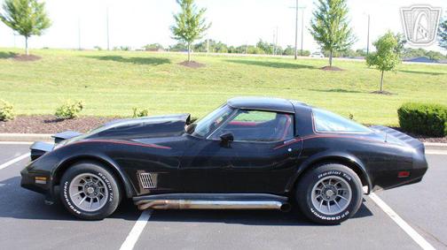 BLACK 1980 Chevrolet Corvette
