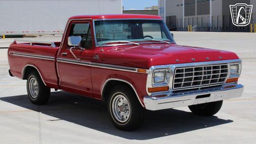 RED 1979 Ford F100 Base