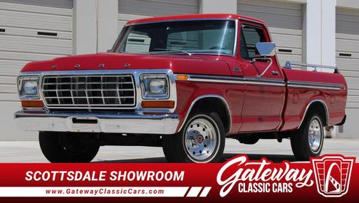 RED 1979 Ford F100 Base