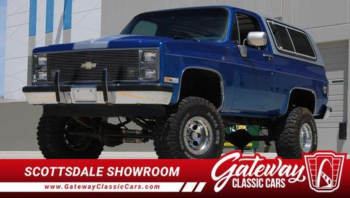 Blue Metallic 1987 Chevrolet Blazer Base