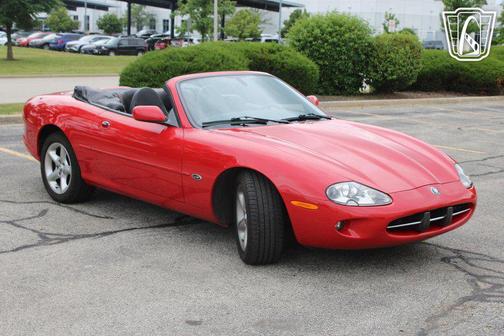 RED 2000 Jaguar XK8 Convertible