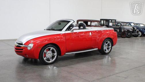 Red and Silver 2005 Chevrolet SSR