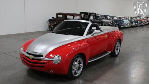 Red and Silver 2005 Chevrolet SSR