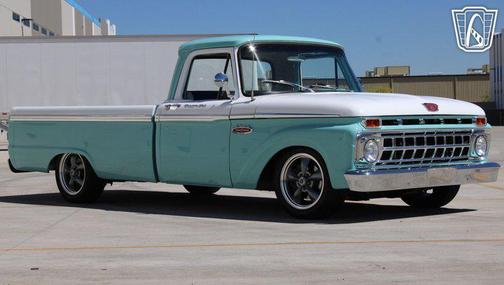 Teal & White 1965 Ford F100 Base