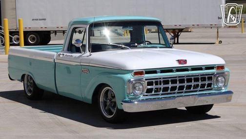 Teal & White 1965 Ford F100 Base