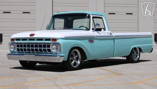 Teal & White 1965 Ford F100 Base