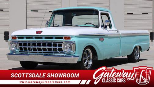 Teal & White 1965 Ford F100 Base
