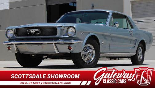 Ice Blue 1966 Ford Mustang Base